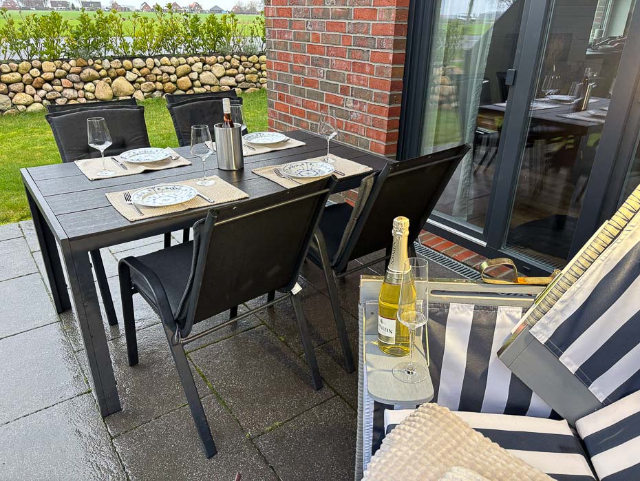 Ferienhaus „Küstenhäuschen“ - Terrasse